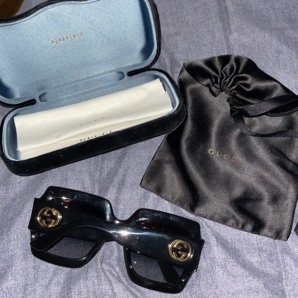 Gucci oversized square sunglasses